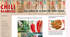 Desktop Screenshot of chili-barbecue.de